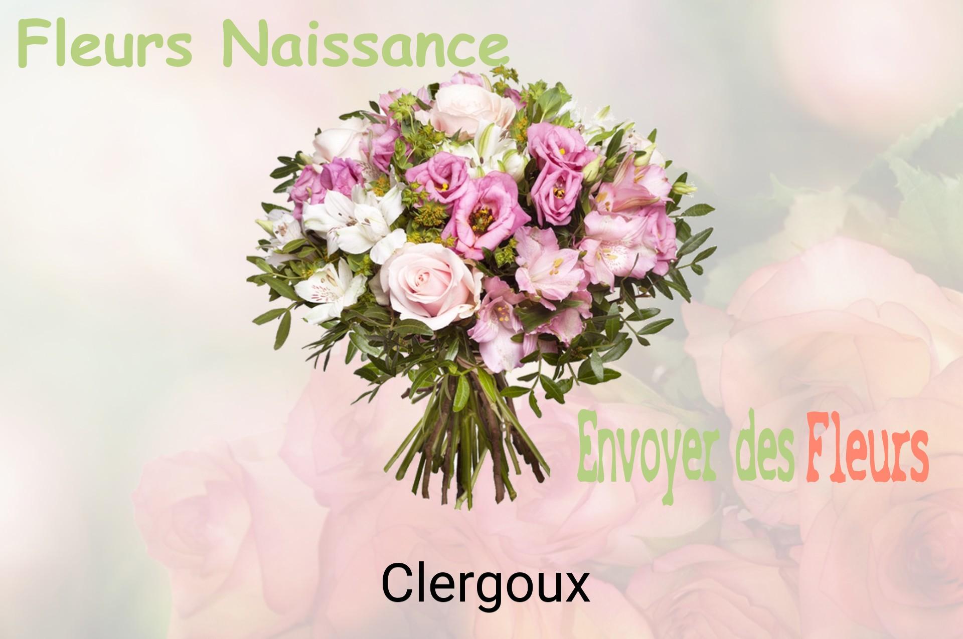 Bouquet de fleurs de naissance livré à Clergoux